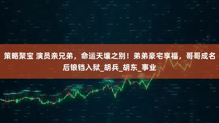 策略聚宝 演员亲兄弟，命运天壤之别！弟弟豪宅享福，哥哥成名后锒铛入狱_胡兵_胡东_事业